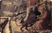 Fra Filippo Lippi St Jerome and the Lion oil